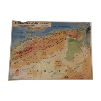 School map - North Africa