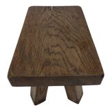 Vintage footstool stool minimalist brutalist