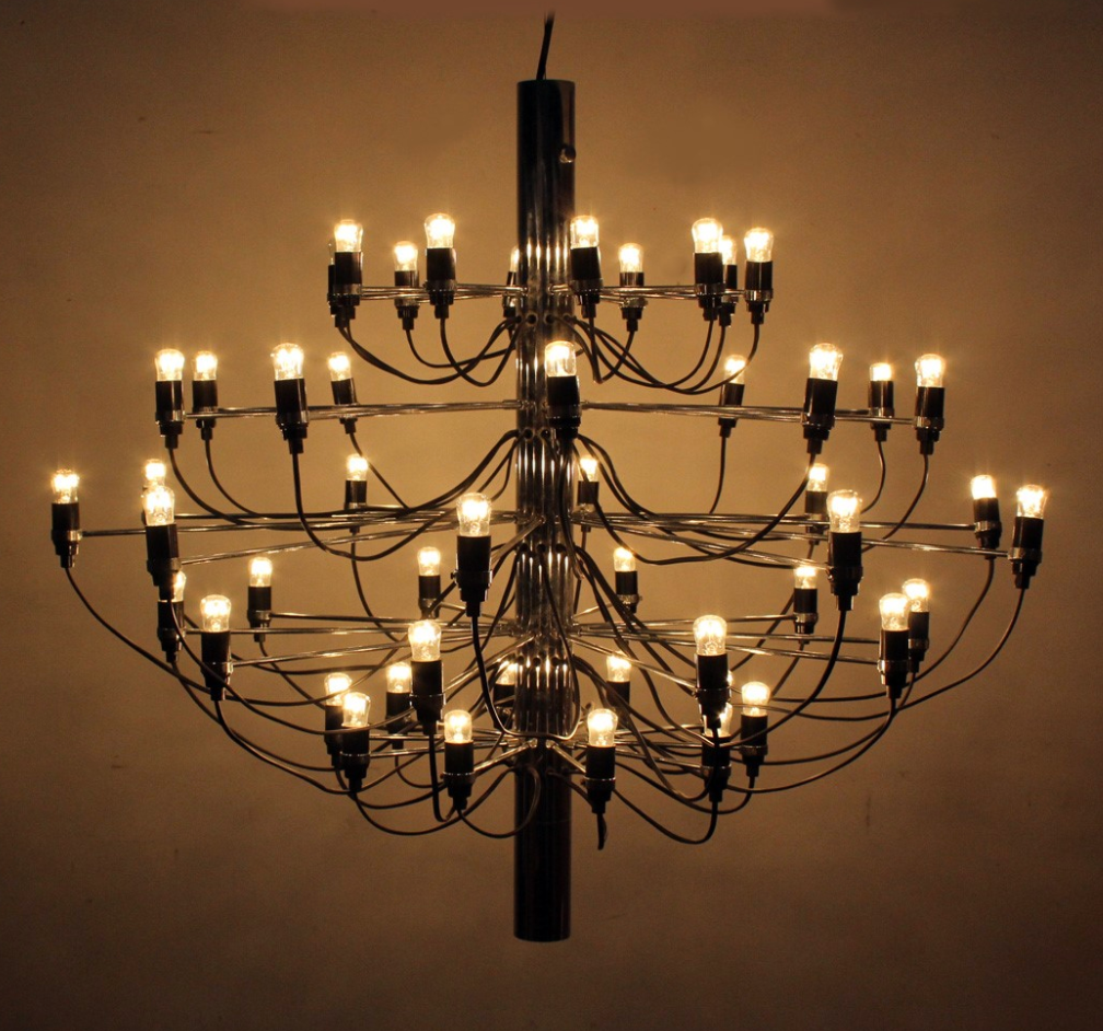 Lustre Arteluce 2097/50 de Gino Sarfatti