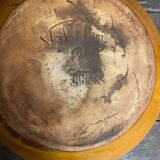 Lot of 6 Vallauris VALFLAM Vintage Enamelled Terracotta Pans #D