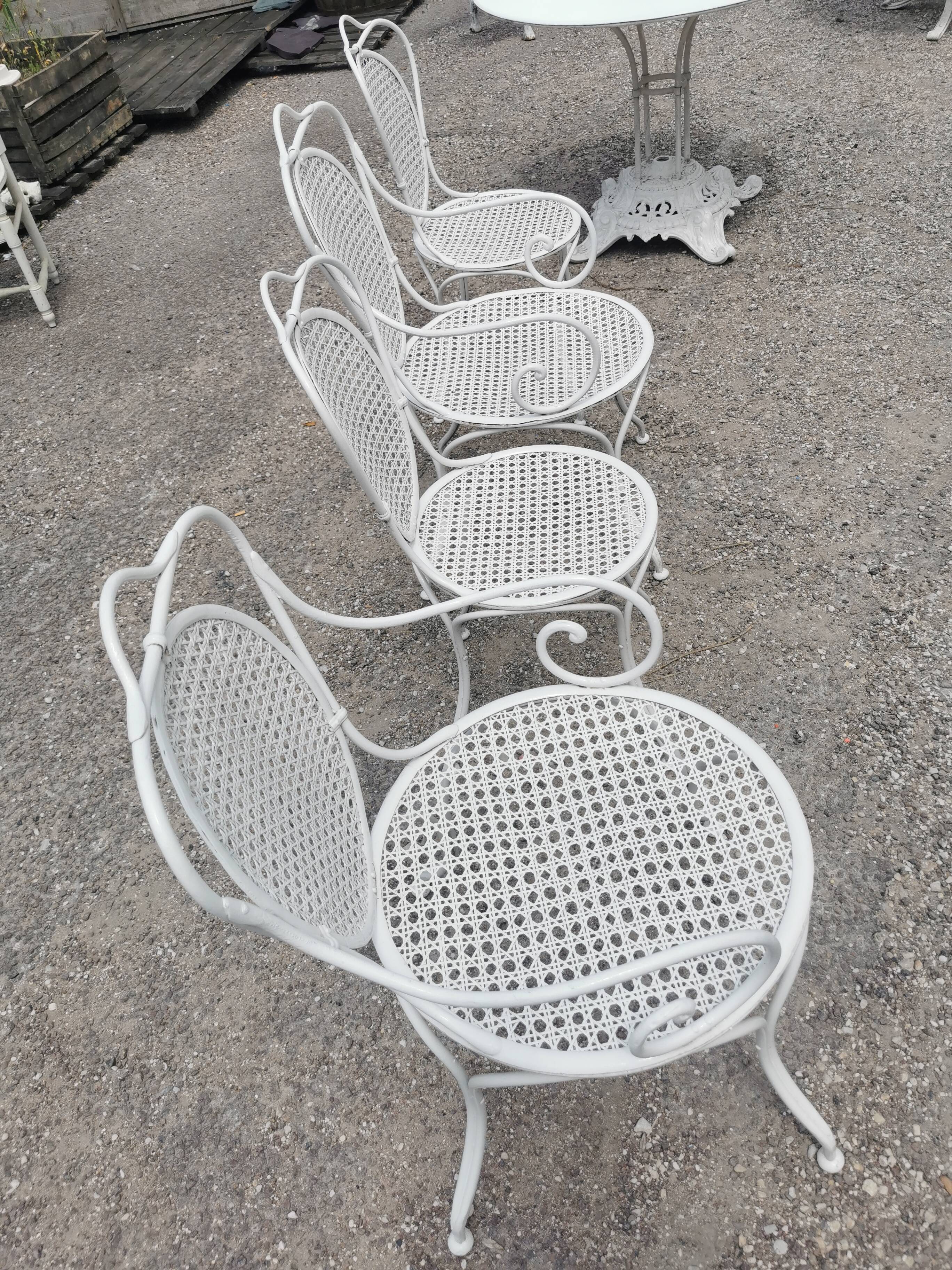 Salon de jardin fer forgé