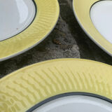 Yellow plates with relief Moulins des Loups - Orchies