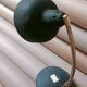 Articulated lamp in black metal, 1950-60