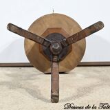 Trumpet Table for Work and Games, Walnut – Late 19th Century