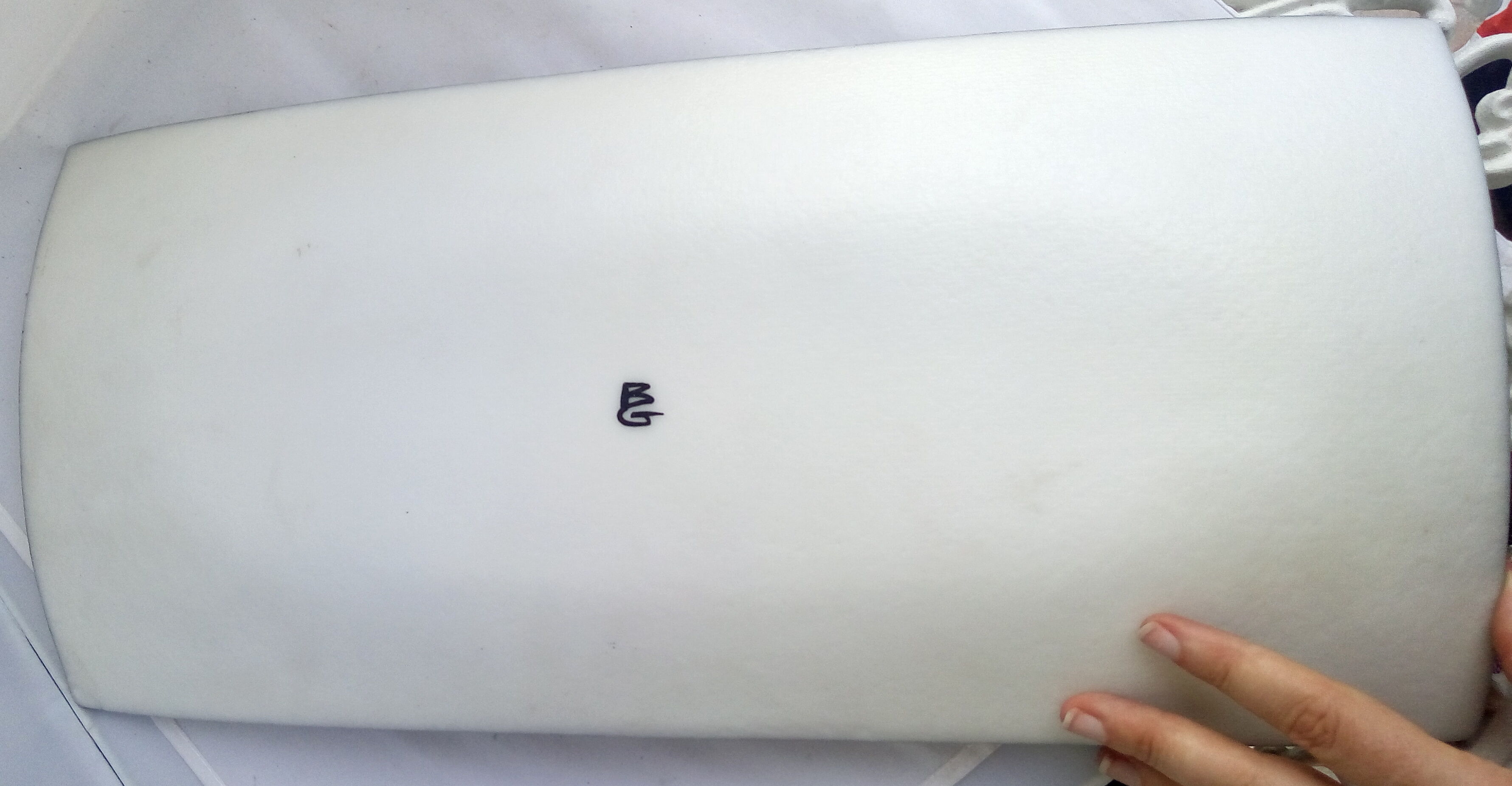 Bernard Gilbert's XL dish in opaline