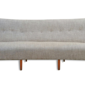 Canapé sofa banquette lit vintage scandinave années  50 60