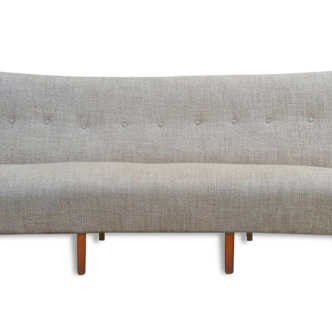 Canapé sofa banquette lit vintage scandinave années  50 60