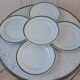 Set of 5 small flat plates Moulin des Loups years 50-60