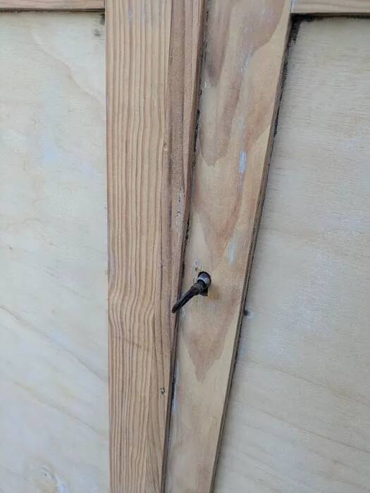 Parisian wardrobe in natural wood