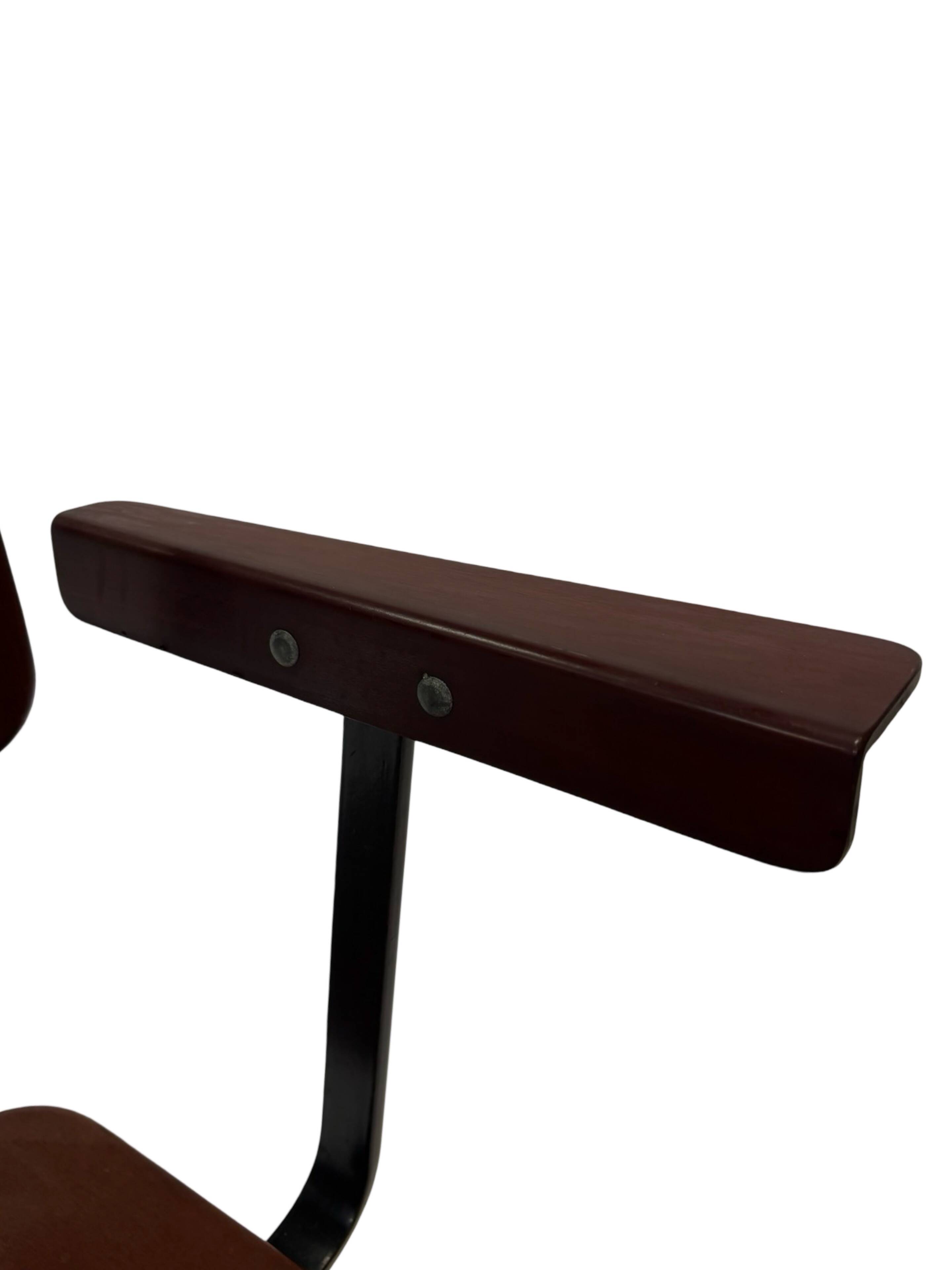 Vintage Galvanitas S16 chair with armrests, 1960 Netherlands Design