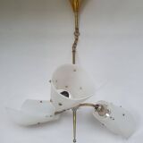 50s rockabilly three-light chandelier