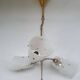 50s rockabilly three-light chandelier
