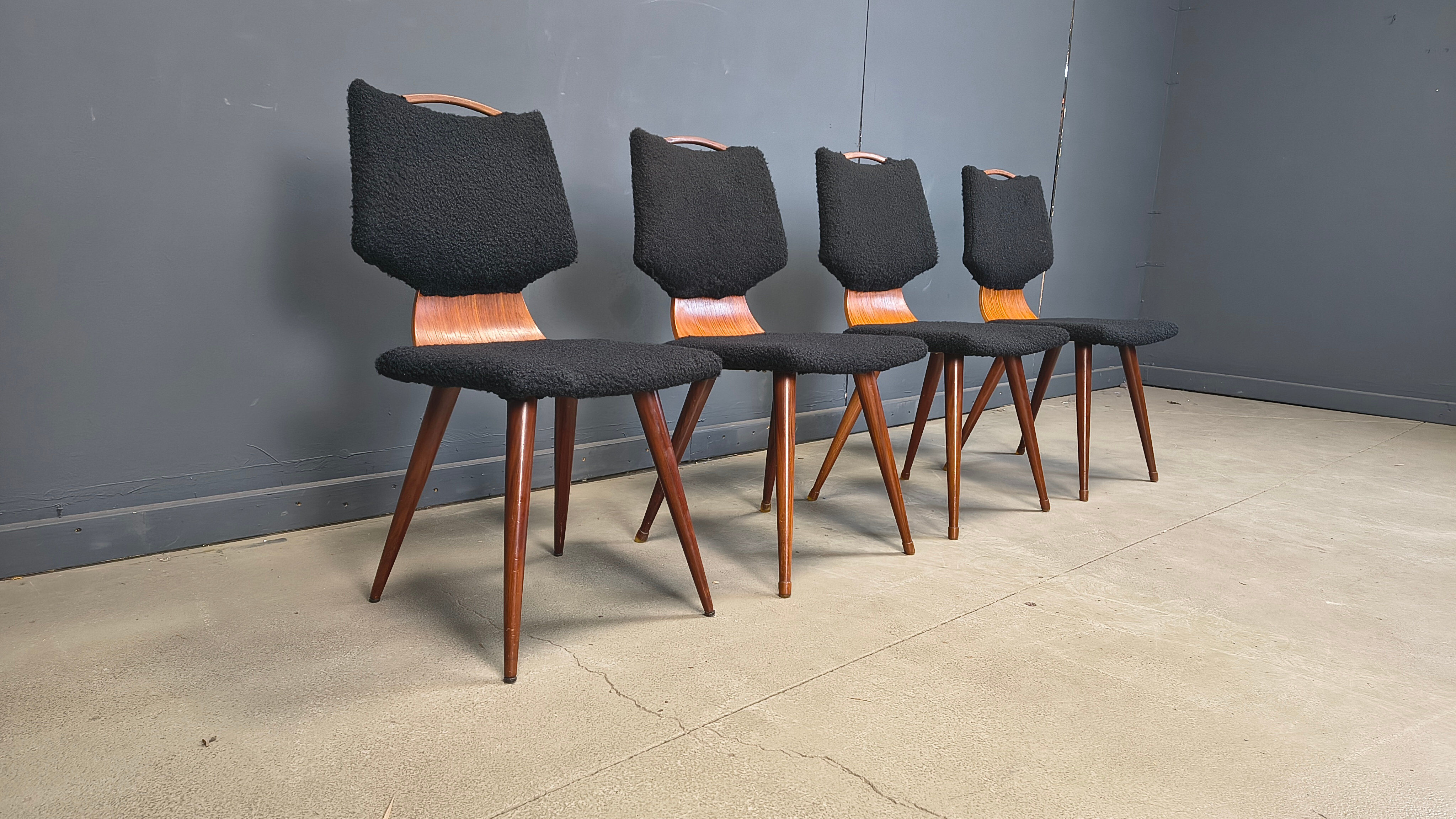 Mid-century Scandinavian dining chairs, 1960s