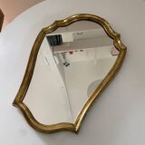Old golden mirror