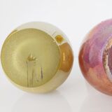 Set of two Murano glass vases