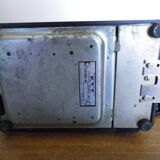 Black bakelite phone with earphone