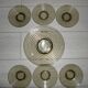 Tray service + 6 small “vinyl” style dessert plates/year 70