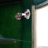 Bamboo and glass display from the 70s 80s