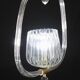 Charming Murano Glass Art Deco Pendant Chandelier by Ercole Barovier, 1940s