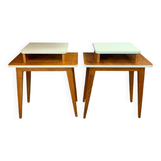 Pair of 50s bedside tables