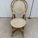 Rattan bistro chair 1970