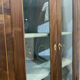 Early 20th century walnut corner cabinet