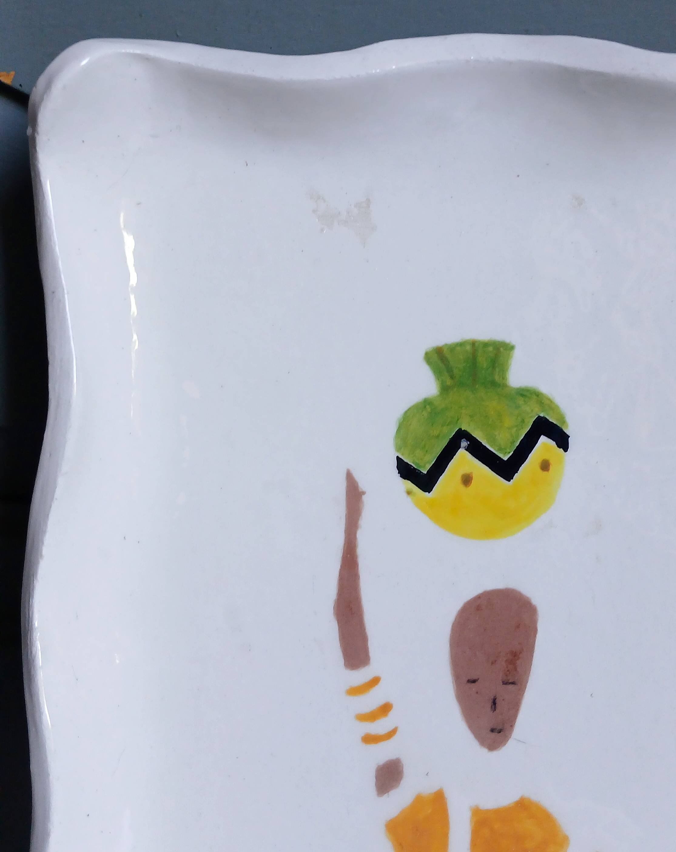 Cake dish by artist Makaria for Stella Forest. Handmade.