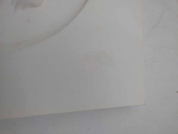 Portrait moulé en bas relief sur plâtre - Atelier SEDAP