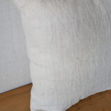 Old hemp canvas cushion 45x45 cm