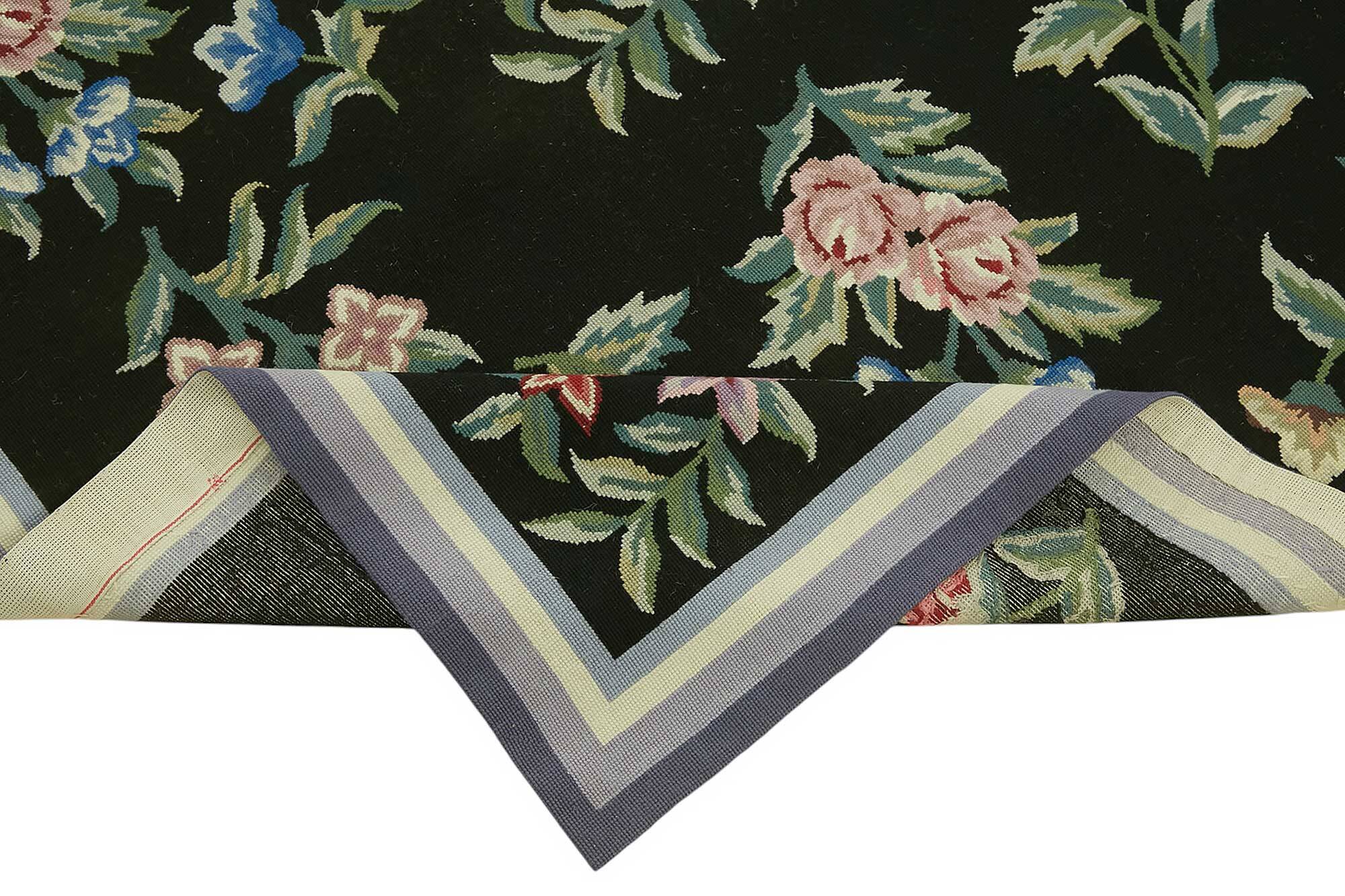 Handmade Vintage Flatweave Needlepoint Kilim 236 cm x 306 cm