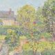 Maurice Léan (20th century) The garden in bloom Oil on canvas