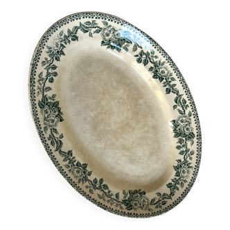 Oval ironstone dish