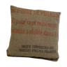 Burlap cushion - Potasse d'Alsace - 37 cm * 37 cm