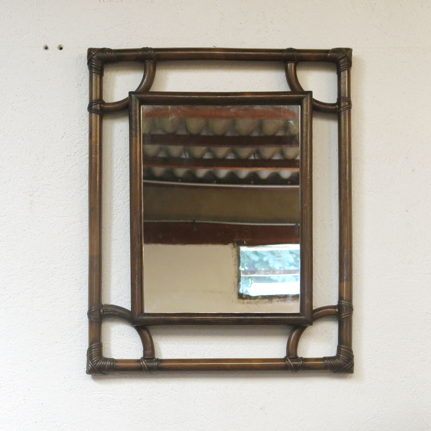Bamboo mirror 61x78cm