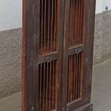 Armoire d'angle ancienne en bois
