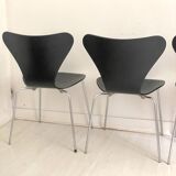 Set of 4 Butterfly Chairs by Arne Jacobsen, Fritz Hansen Edition