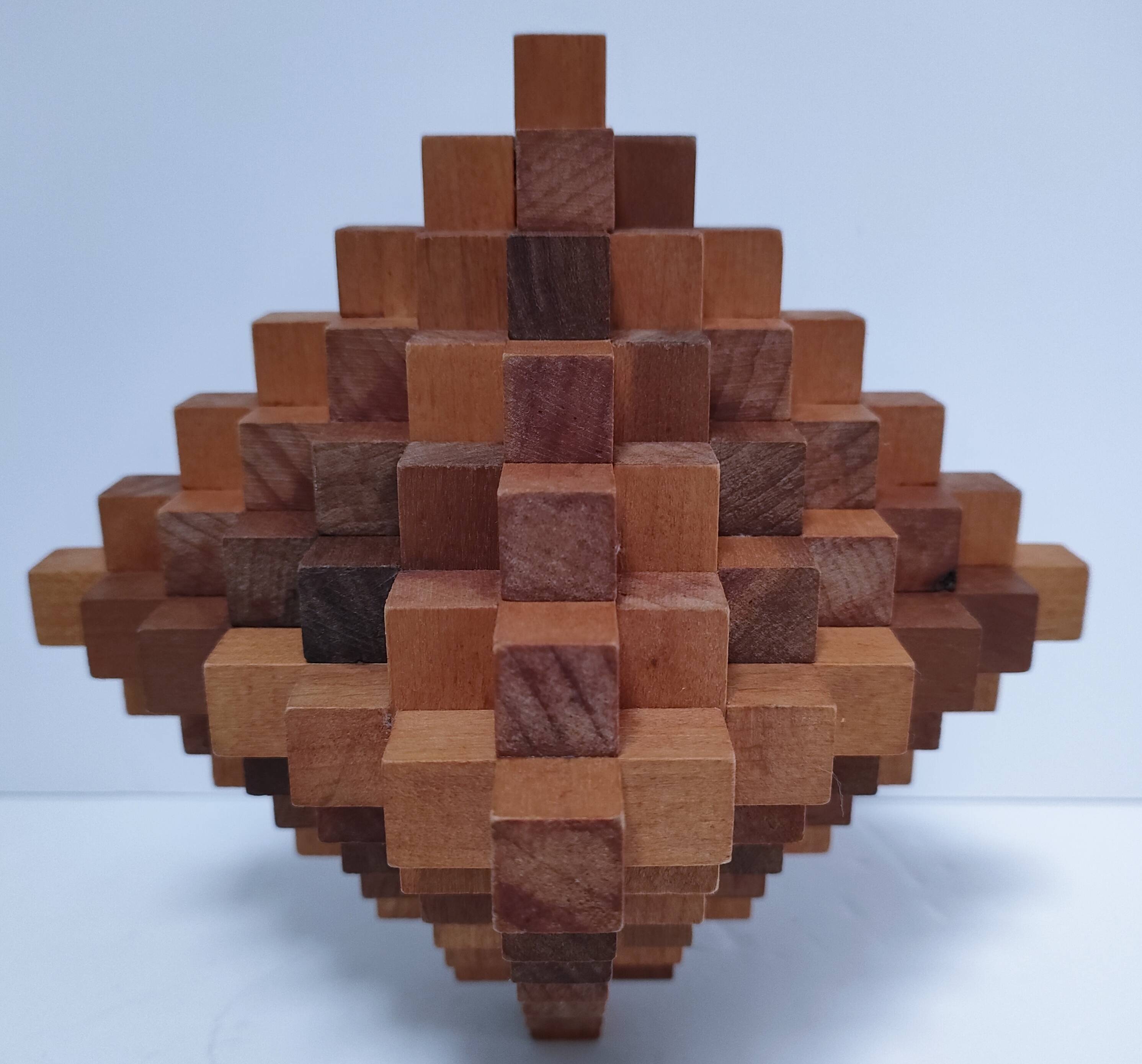 3D design wooden bookends