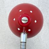Vintage red hala zeist clamp spot lamp