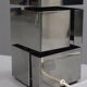 Curtis Jere vintage design lamp base "Building" chrome steel 1970s