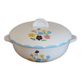 Tureen 50s Salins model Jocelyne - flowers
