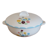 Tureen 50s Salins model Jocelyne - flowers