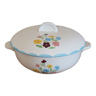Tureen 50s Salins model Jocelyne - flowers