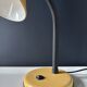 Vintage 1970s mustard yellow gooseneck desk lamp.