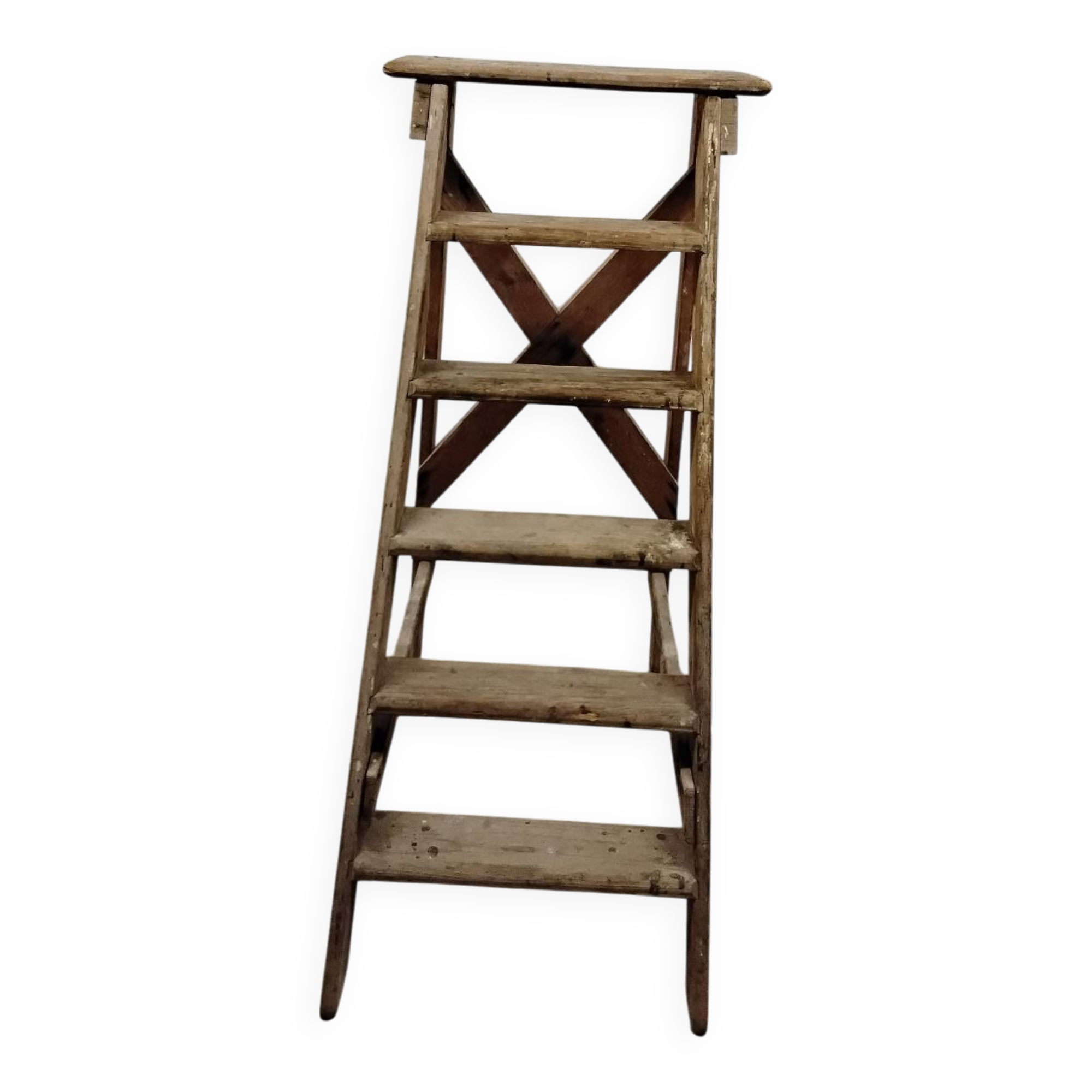 Wooden stepladder