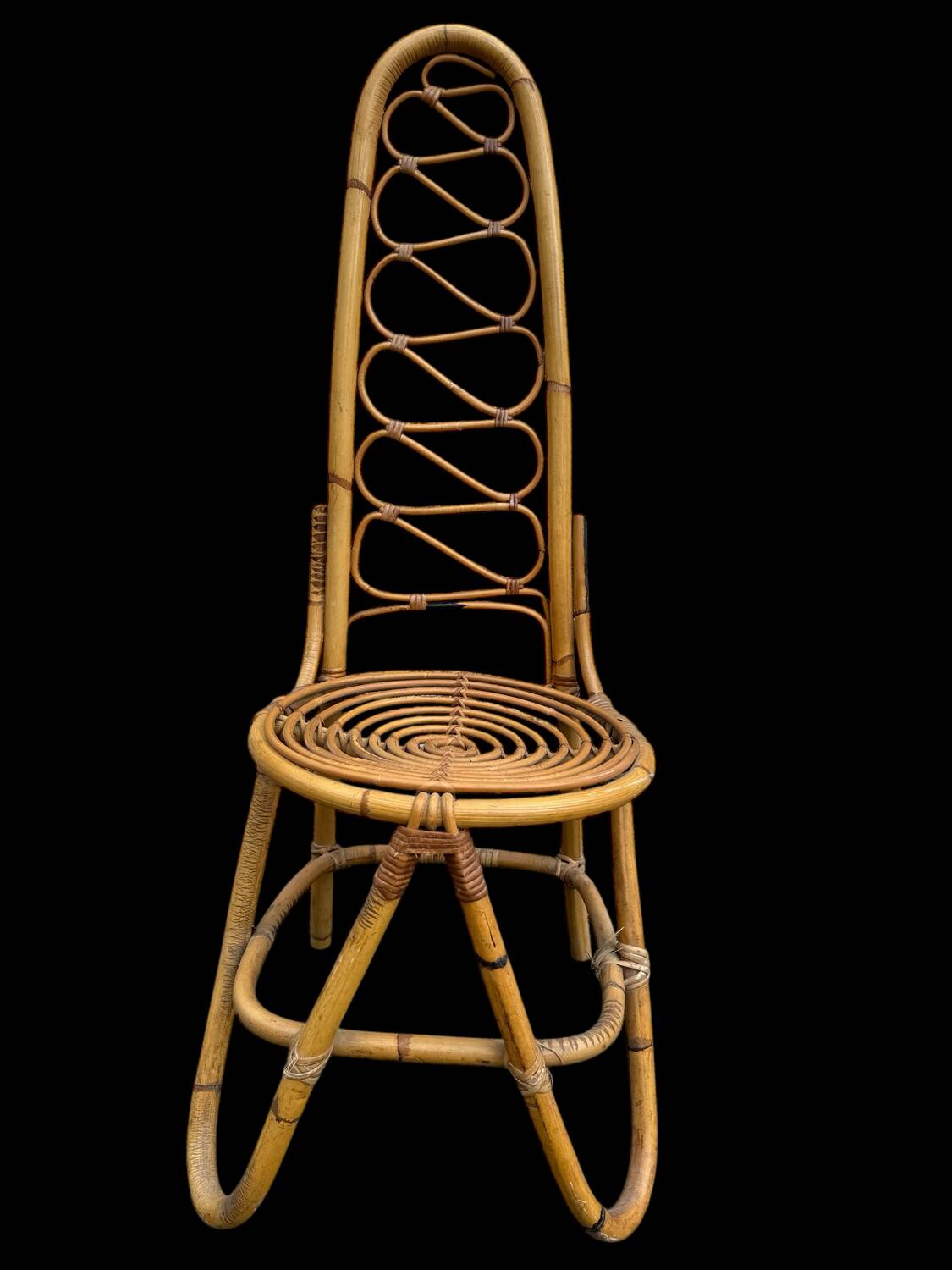 Bamboo Chairs by Dirk Van Sliedrecht for Rohe Noordwolde, 1960.Set of 3