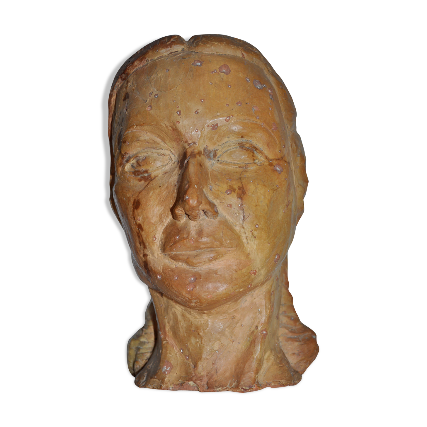 Original terracotta woman head