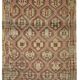 Grand Kilim Oushak Vintage Geometric Red Beige 300 x 160 cm