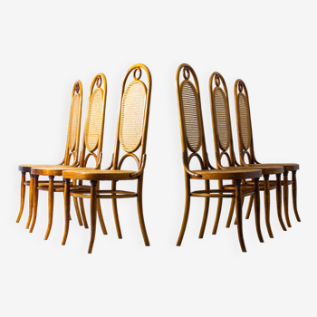 Set of 6 Thonet chairs model 207