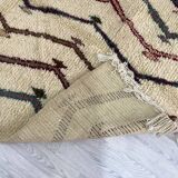 Handmade Moroccan Berber carpet 244 x 153 CM