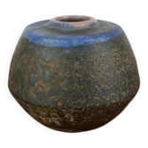 Vase de poterie d'atelier brutaliste allemand du milieu du siècle par Lu et Gerd Grove, 1962